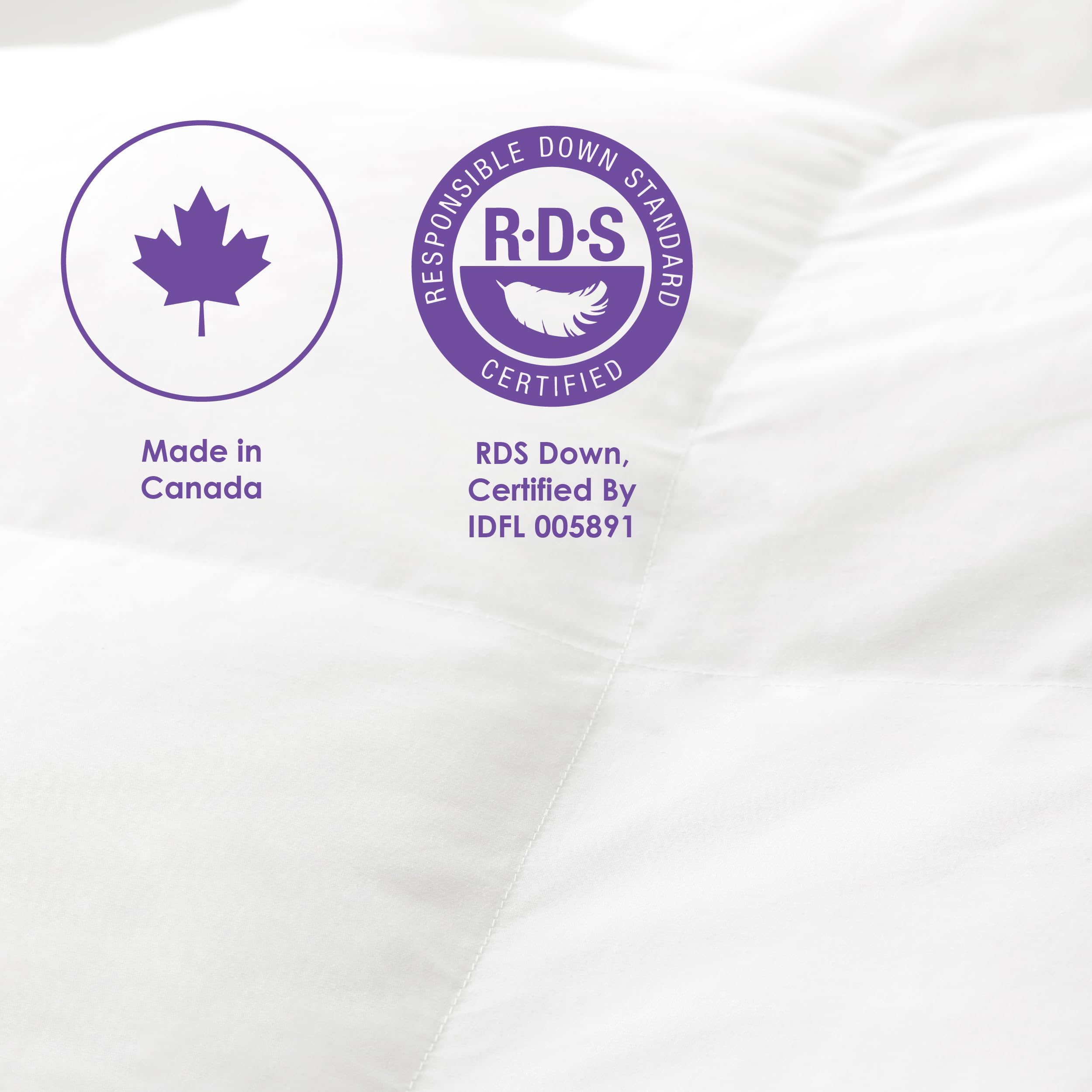 Edredón de plumón de ganso Hutterite canadiense de peso - Imagen 8