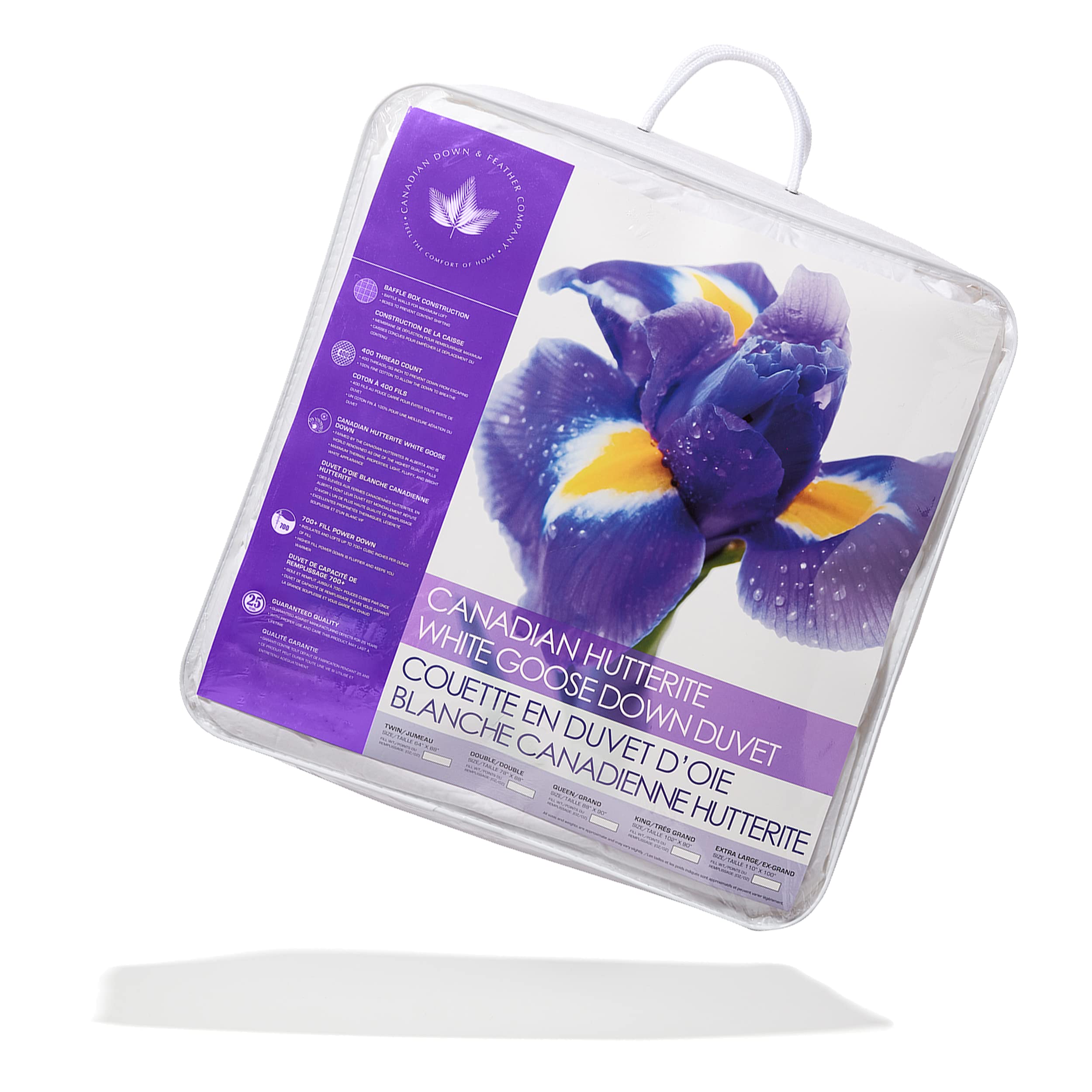 Edredón de plumón de ganso Hutterite canadiense de peso - Imagen 3