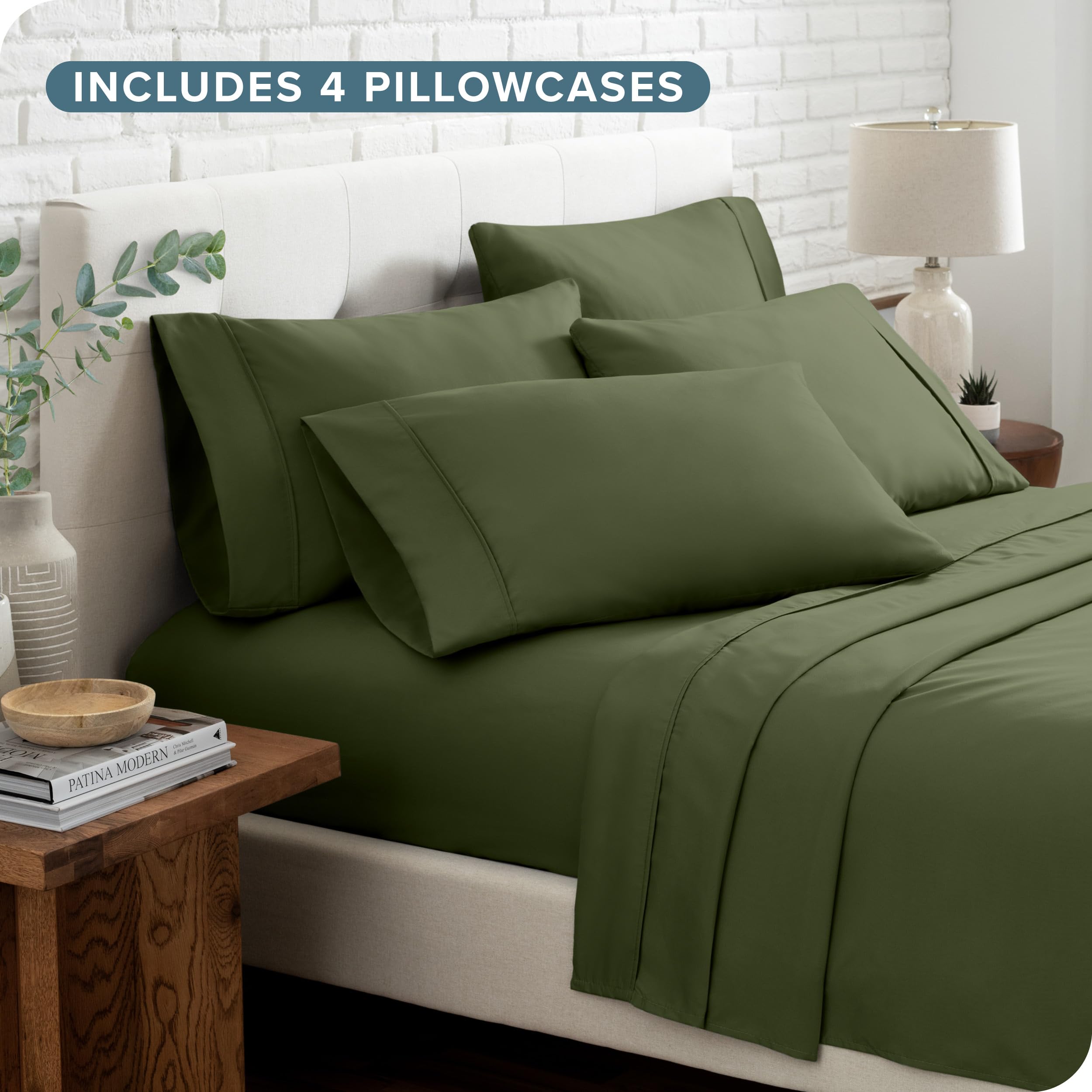 Juego de sábanas de lujo para hotel Bare Home -Cypress - Imagen 6