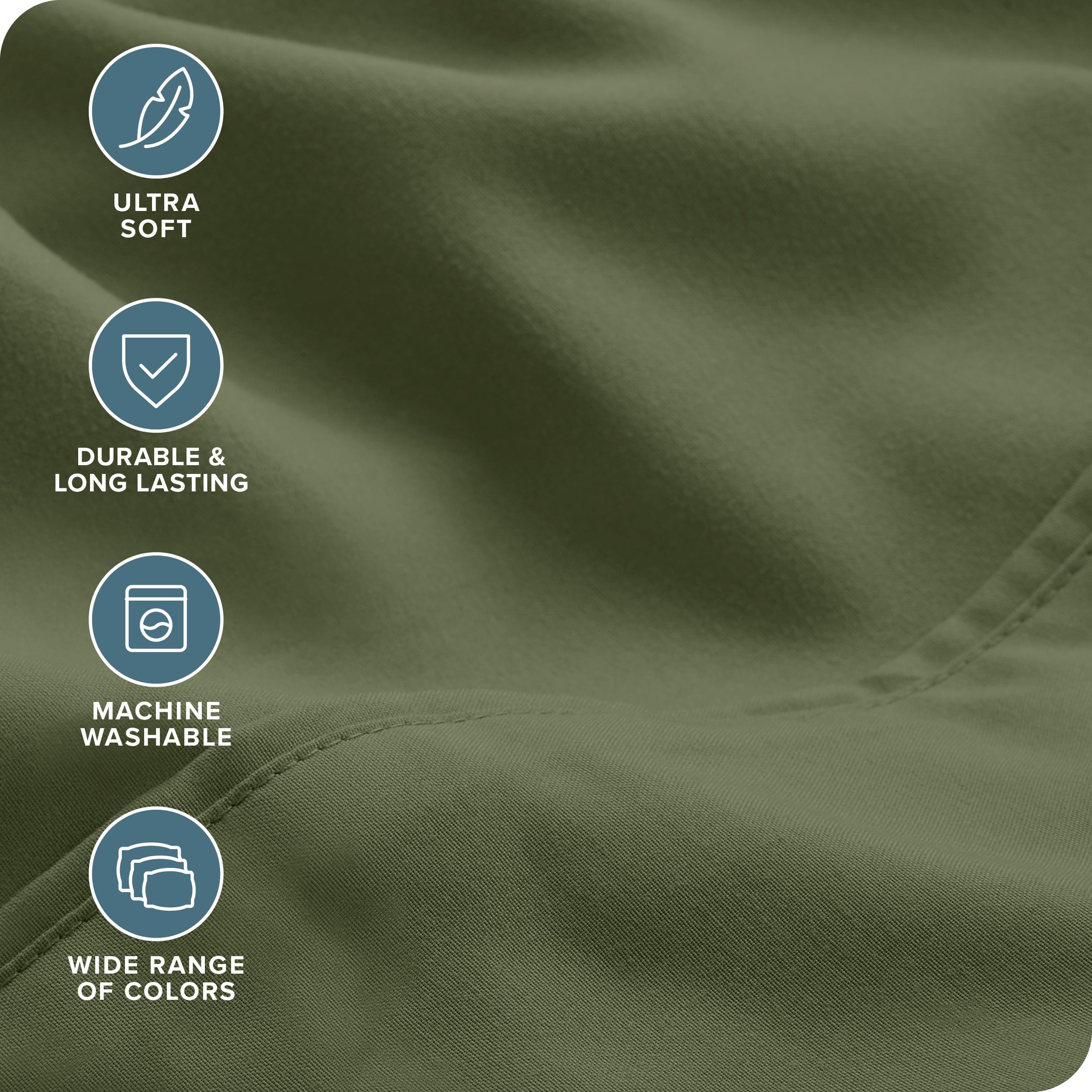 Juego de sábanas de lujo para hotel Bare Home -Cypress - Imagen 5