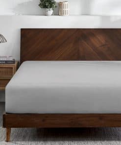 Sábana Ajustable 100% Algodón Orgánico Jersey Bare Home -