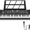Piano de 61 teclas, Piano Digital Electrónico con Altavoz