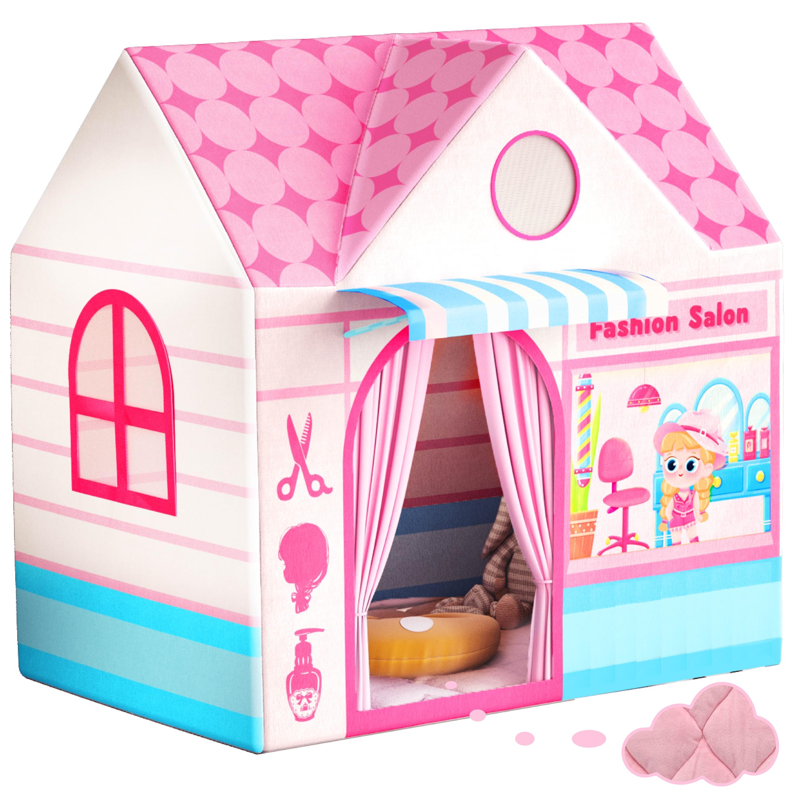 Tienda de Juegos para Niños Kickduck con Alfombra, Tienda