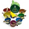 Set de 7 Cuencos Tibetanos de Colores Chakra Healing Lama