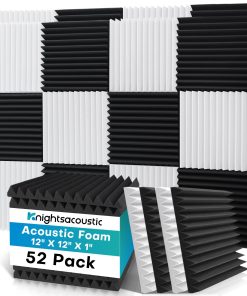 Paneles de Espuma Acústica Knightsacoustic 52 Pack, 1 X 12