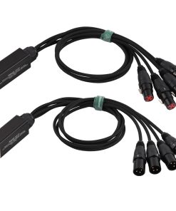 Cable Serpiente de Audio de 4 Canales, Extensor de 3 Pines