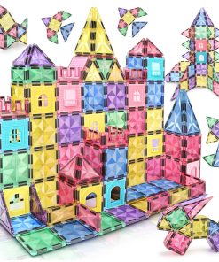 BBMVP Magnetic Building Tiles 120 PCS Magnets Juegos de