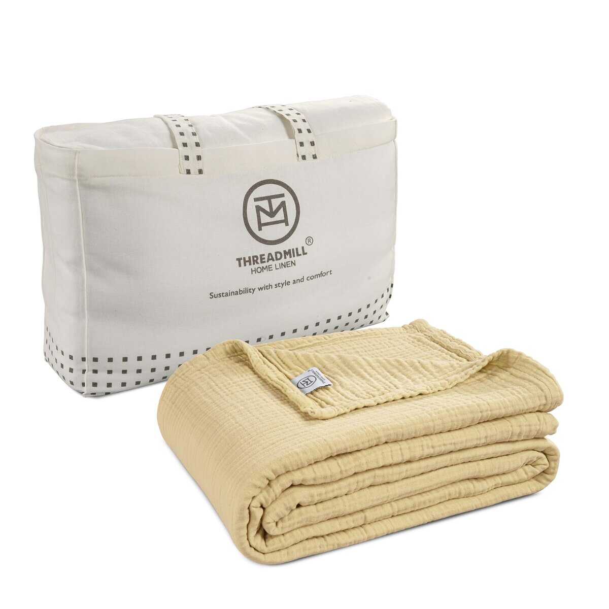 Cobija de muselina Threadmill para cama individual | 4