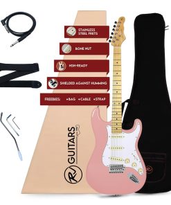 Guitarra Eléctrica RJ Guitars Basic -Rosa Salmón