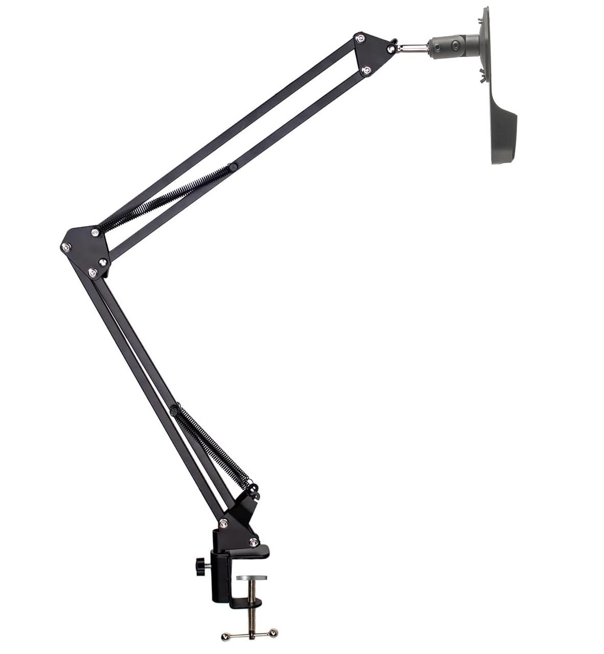 Soporte de micrófono de brazo telescópico ajustable de 38" - Imagen 3