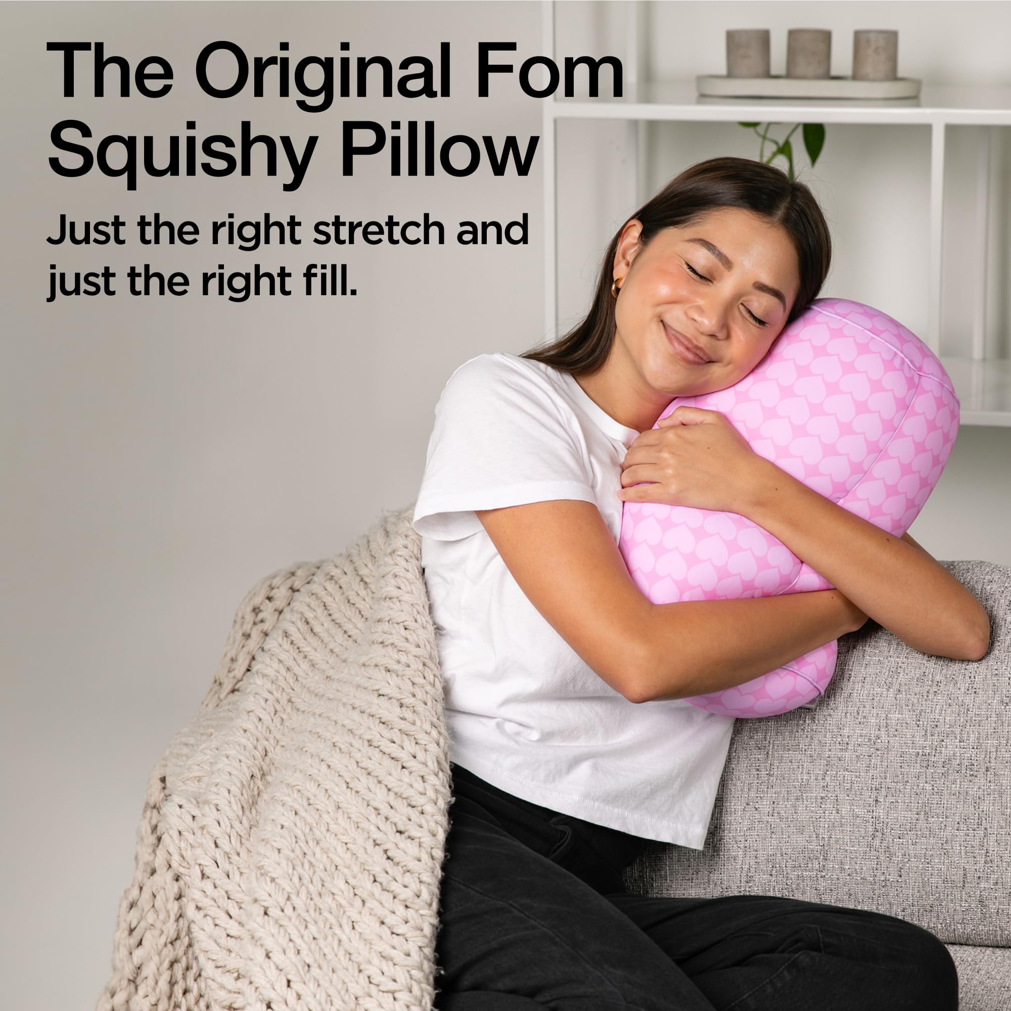 Almohada Brookstone Squishy FOM Cushion Pillow - La - Imagen 3