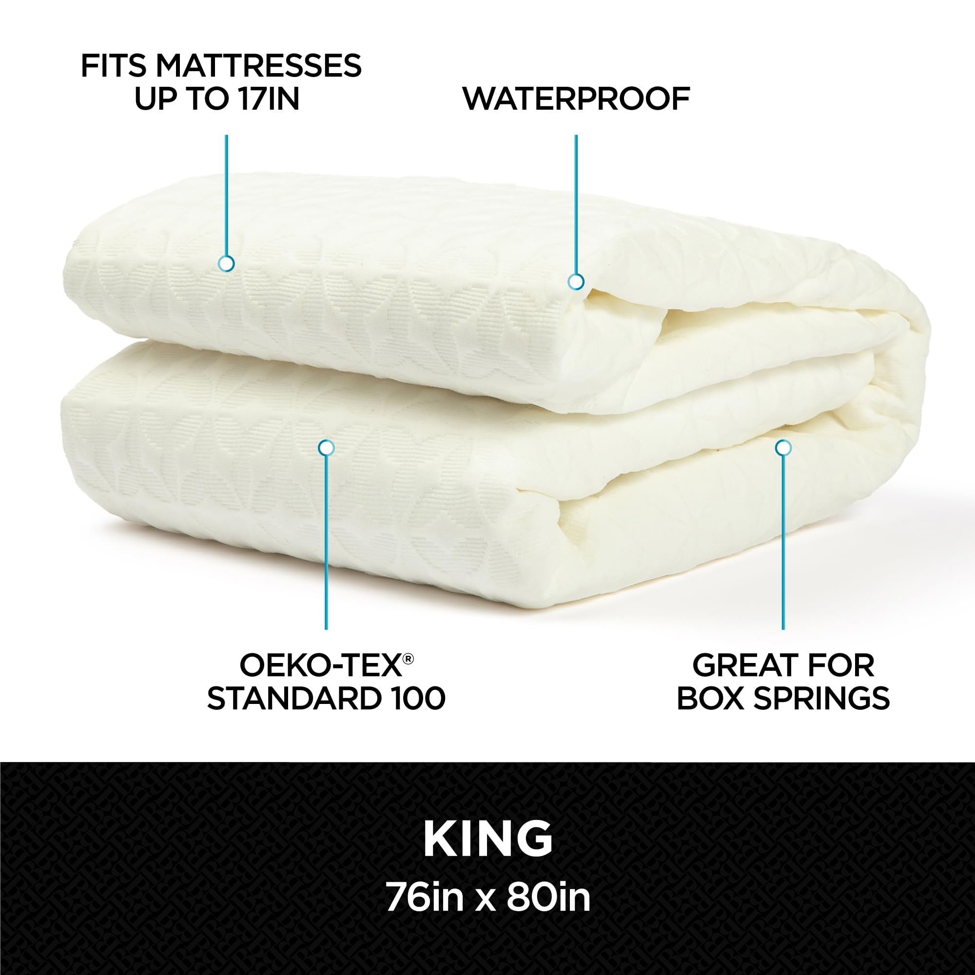 Protector de colchón ultimate Tencel Blend de Brookstone - Imagen 6