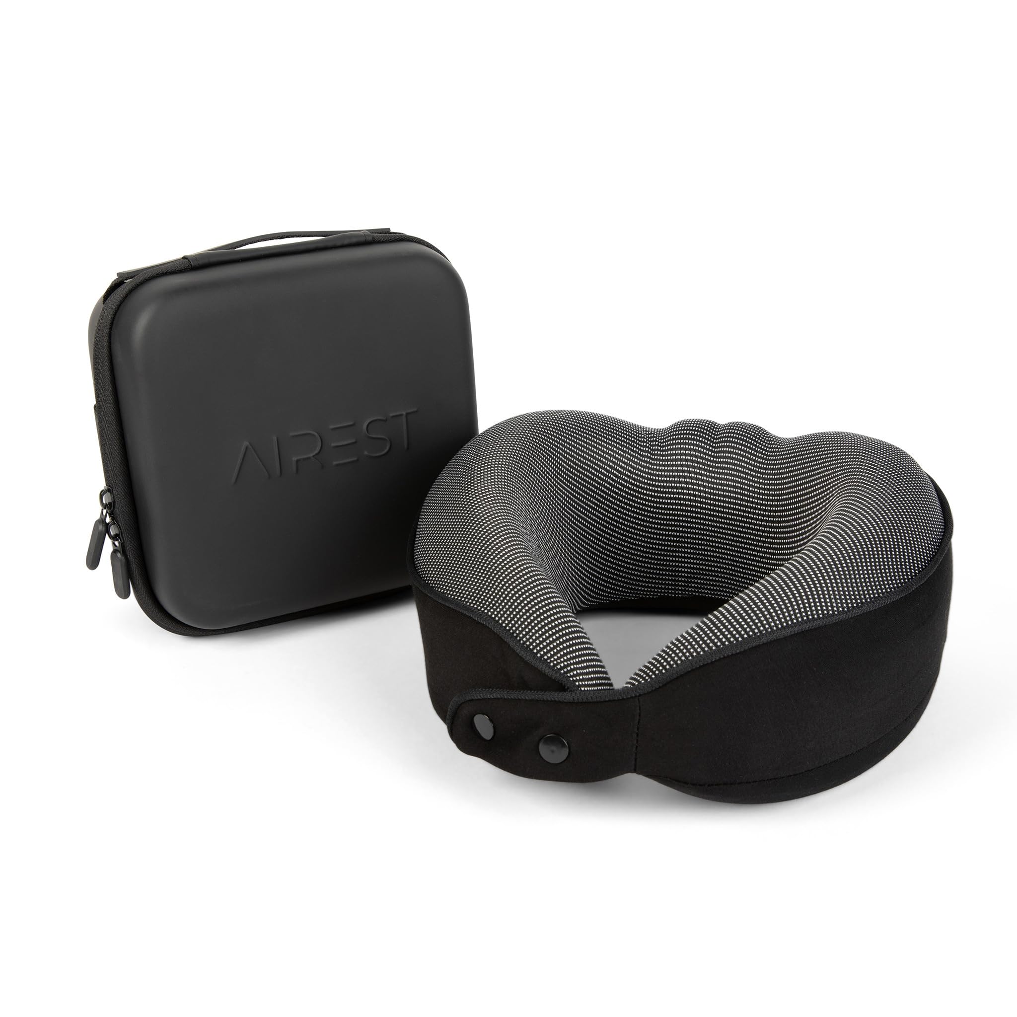 Almohada de viaje AIREST con estuche, almohada de cuello de