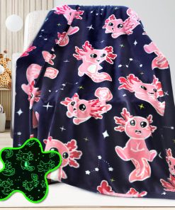 Manta Axolote para Niñas - Regalos de Axolote Juguetes para