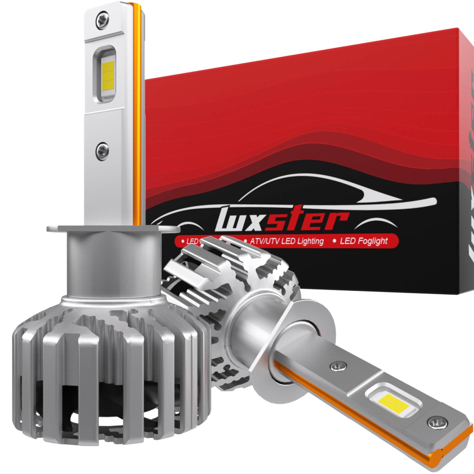 LUXSTER 2025 HolyKnight, Bombillas LED H1 de 55W 30000lm,
