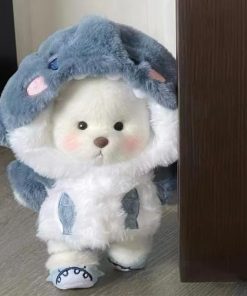 Oso de Peluche Teddy Angels de 11.8 pulgadas con Ropa de