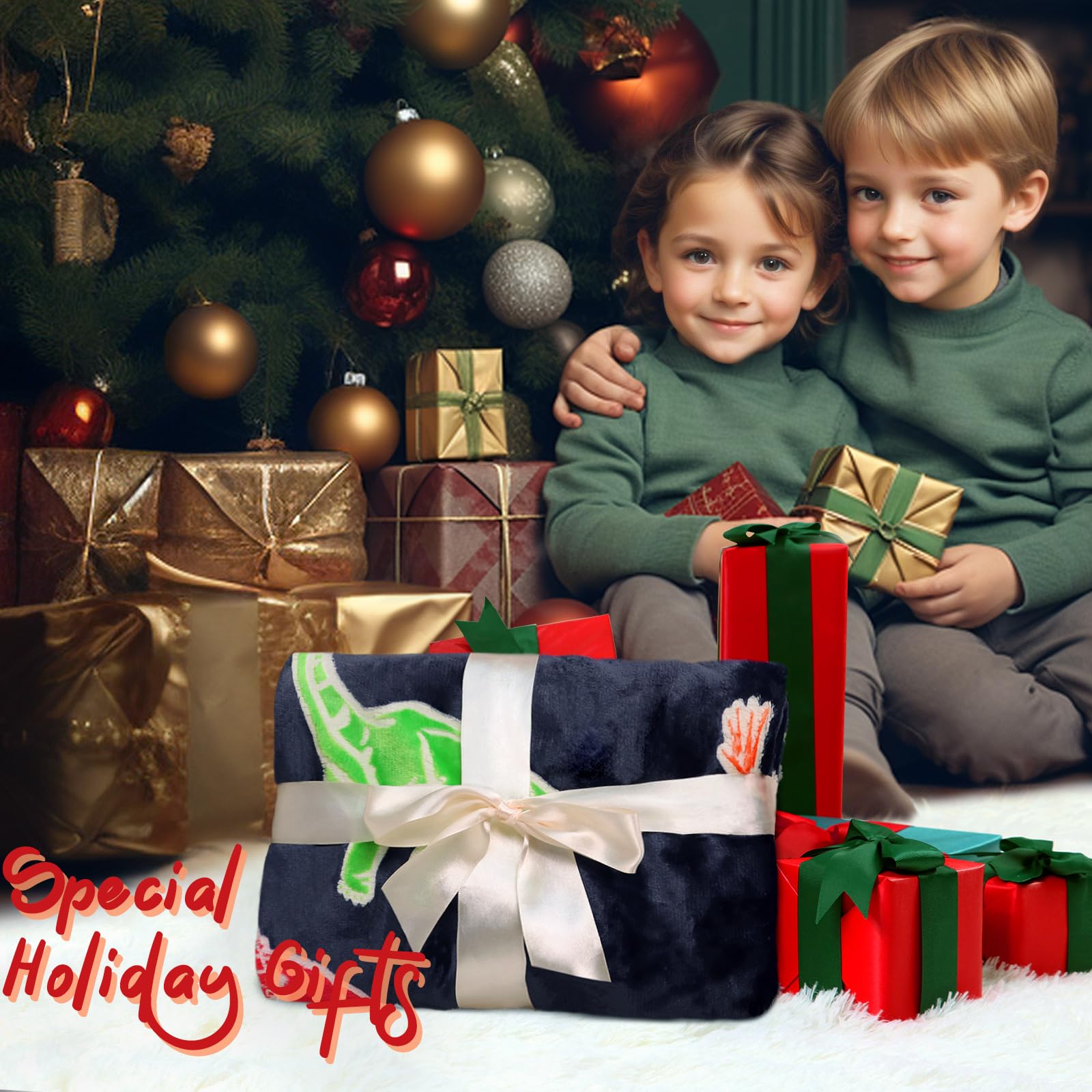 Manta de Dinosaurio para Niños - Manta de Dinosaurio que - Imagen 7