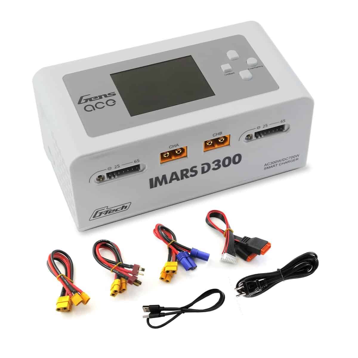 Cargador de batería Lipo SoloGood Gens Ace IMARS D300 16A