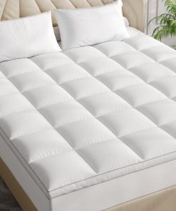 ONBRILL Colchón Topper, Protector de Colchón Suave,