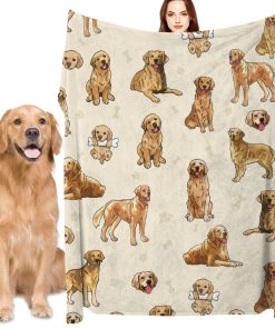 Manta de Golden Retriever, Regalos de Golden Retriever para