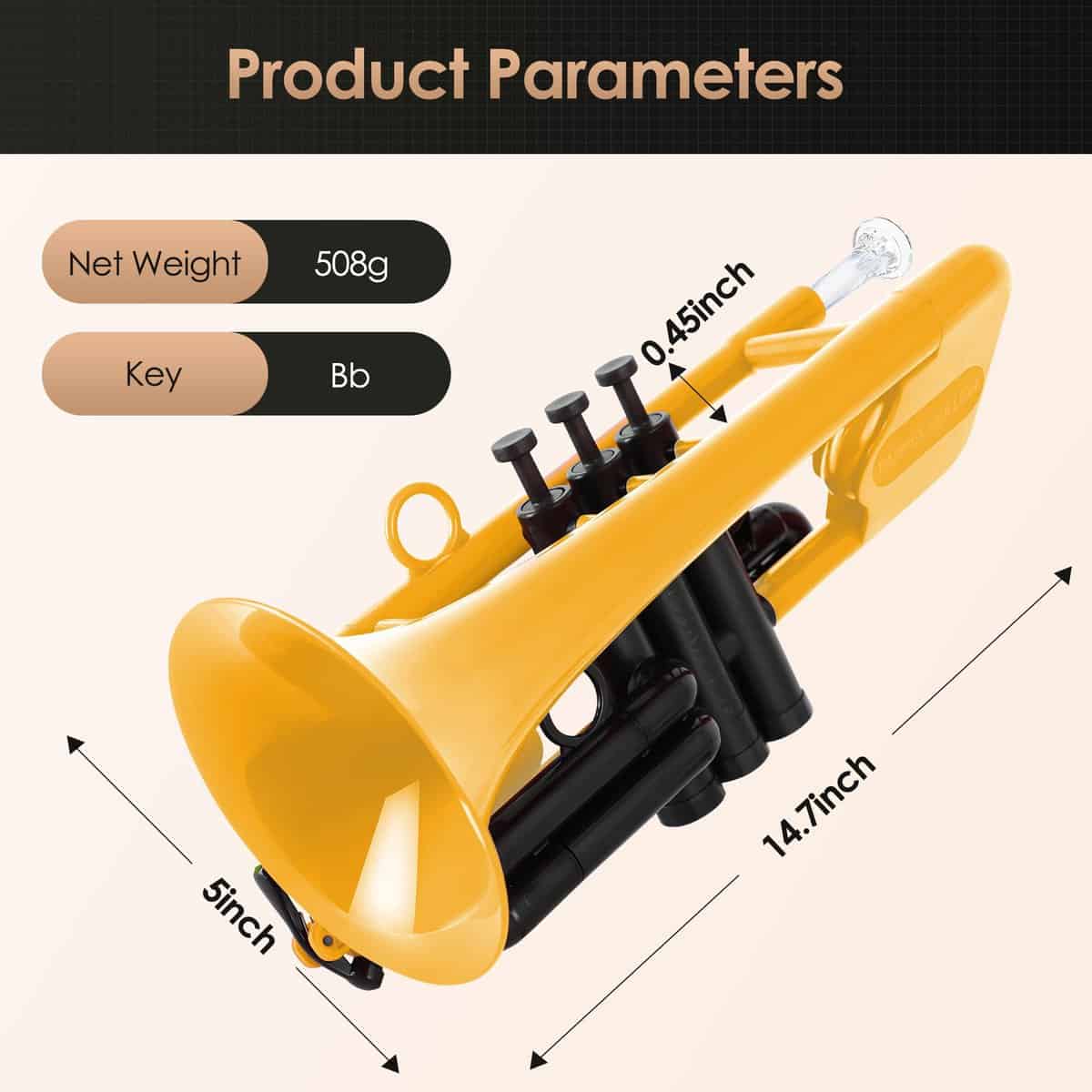 Trompeta Profesional PAMPET SEA LION de Plástico en Si - Imagen 3