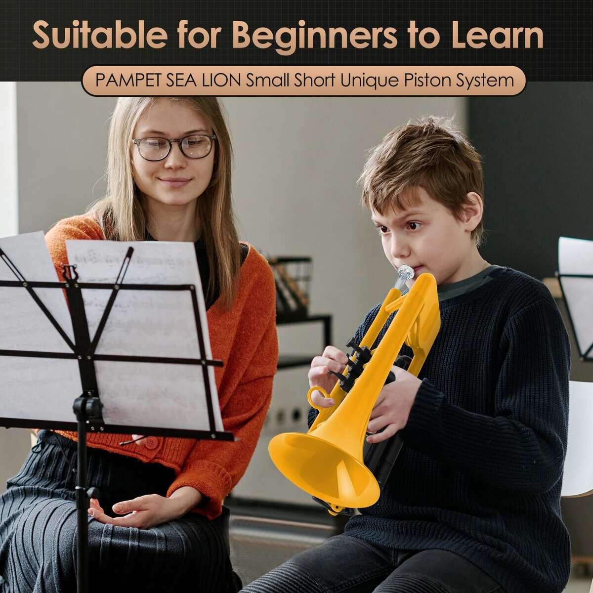 Trompeta Profesional PAMPET SEA LION de Plástico en Si - Imagen 4