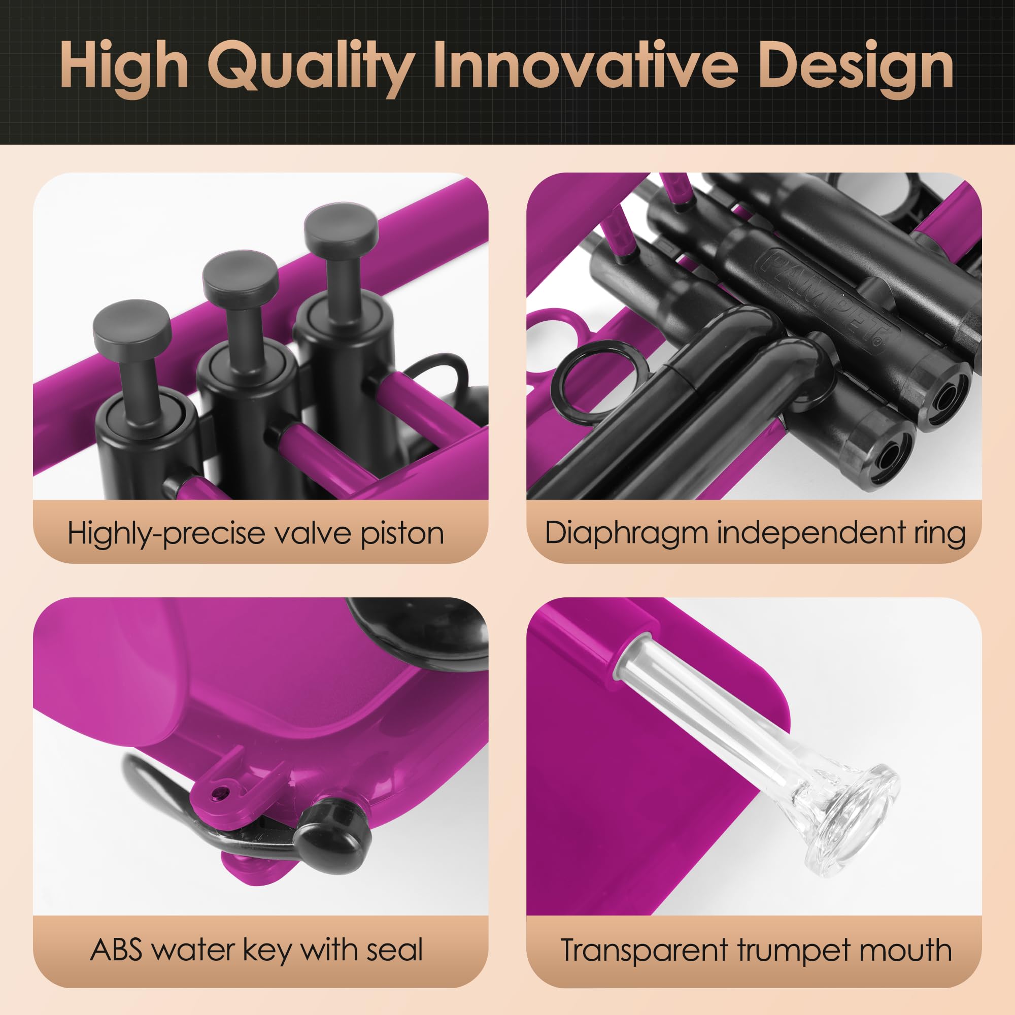 Trompeta Profesional PAMPET SEA LION de plástico estándar - Imagen 8