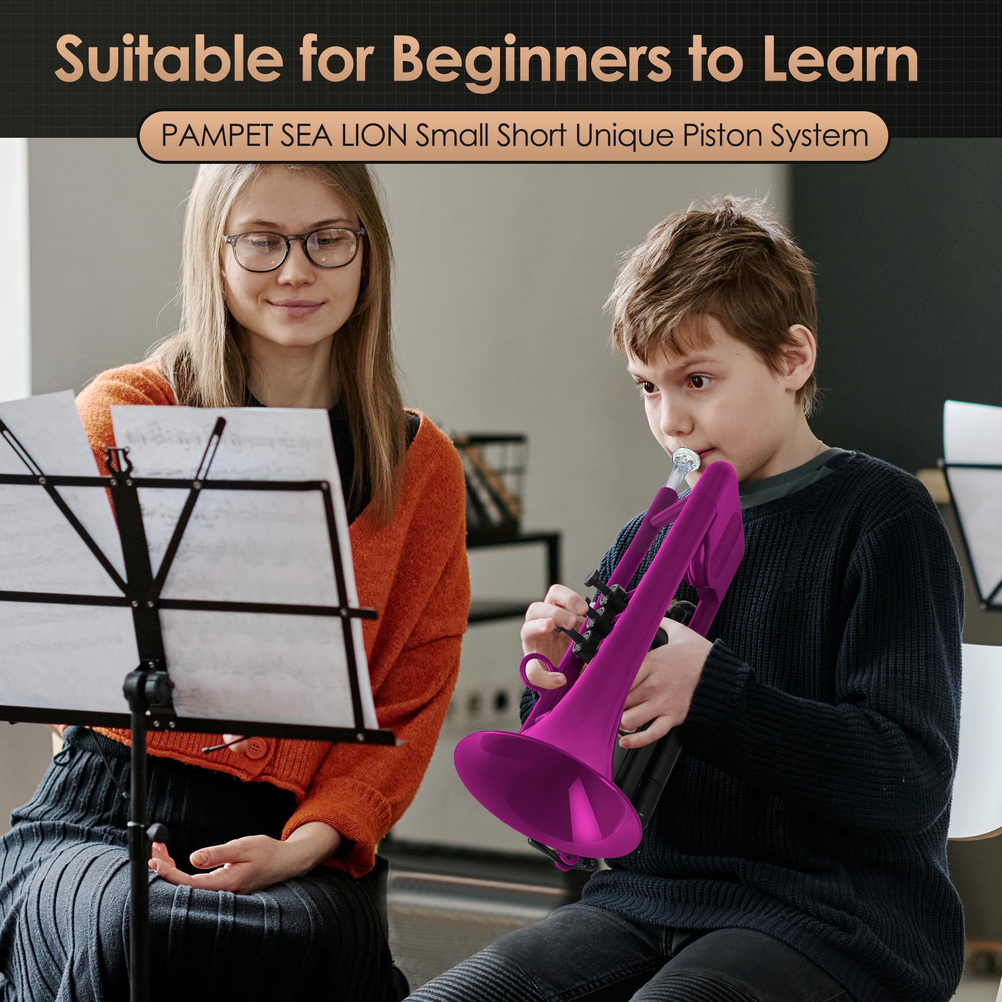 Trompeta Profesional PAMPET SEA LION de plástico estándar - Imagen 4