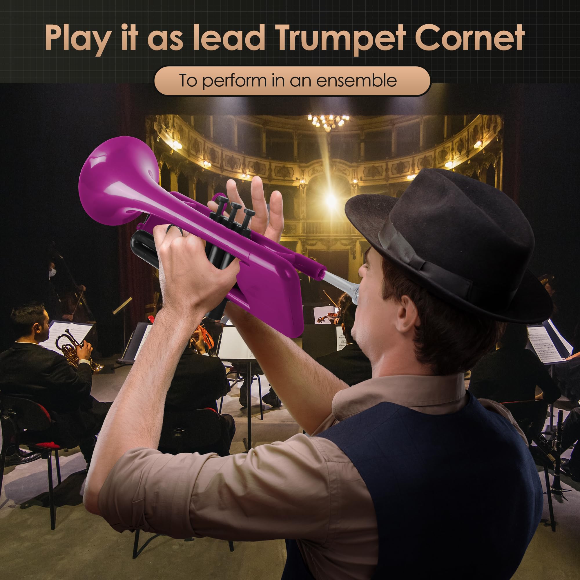 Trompeta Profesional PAMPET SEA LION de plástico estándar - Imagen 5