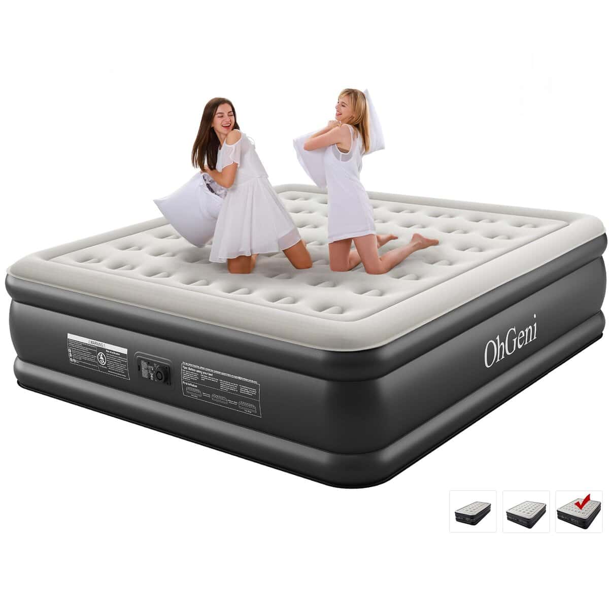 Colchón Inflable OhGeni con Bomba Incorporada, Colchón para