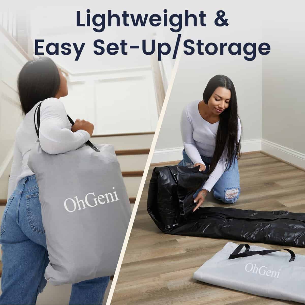 Colchón Inflable OhGeni con Bomba Incorporada, Colchón para - Imagen 7