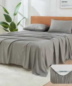 Juego de sábanas GOKOTTA de 3 piezas para cama tamaño