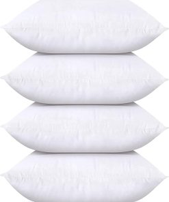 Almohadas Decorativas Keeble Outlets Blancas, 18 x 18