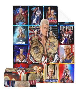 Manta de Franela NINWANAG Co'dy Wrestler Rho'des Suave y