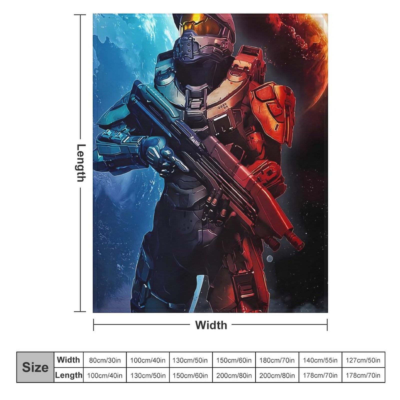 Manta de lanzamiento del Jefe Maestro TDASLHN Ligera y - Imagen 3