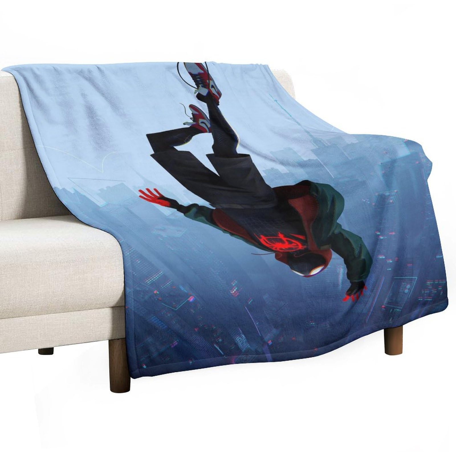 Manta de salto de Miles Morales ZUFGMEHR ligera, cálida y