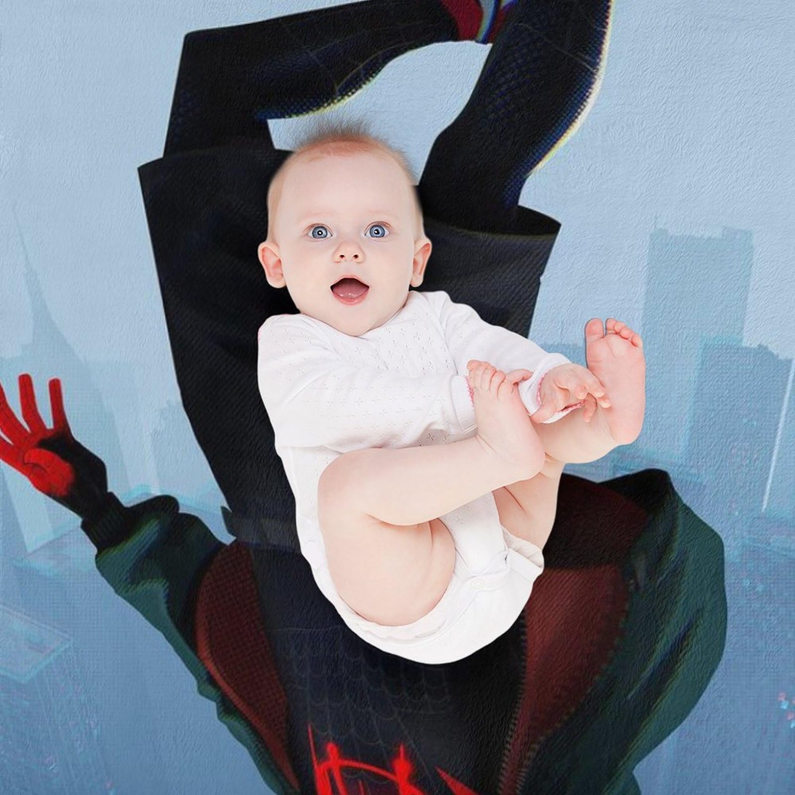 Manta con diseño de salto de Miles Morales, ligera y - Imagen 9