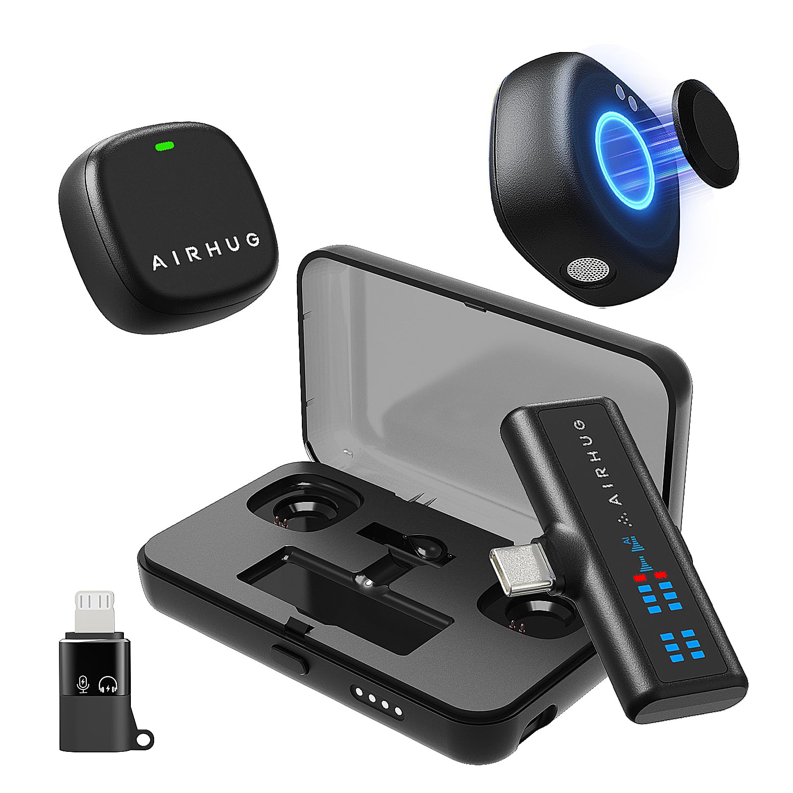 Micrófono Lavalier Inalámbrico AIRHUG para