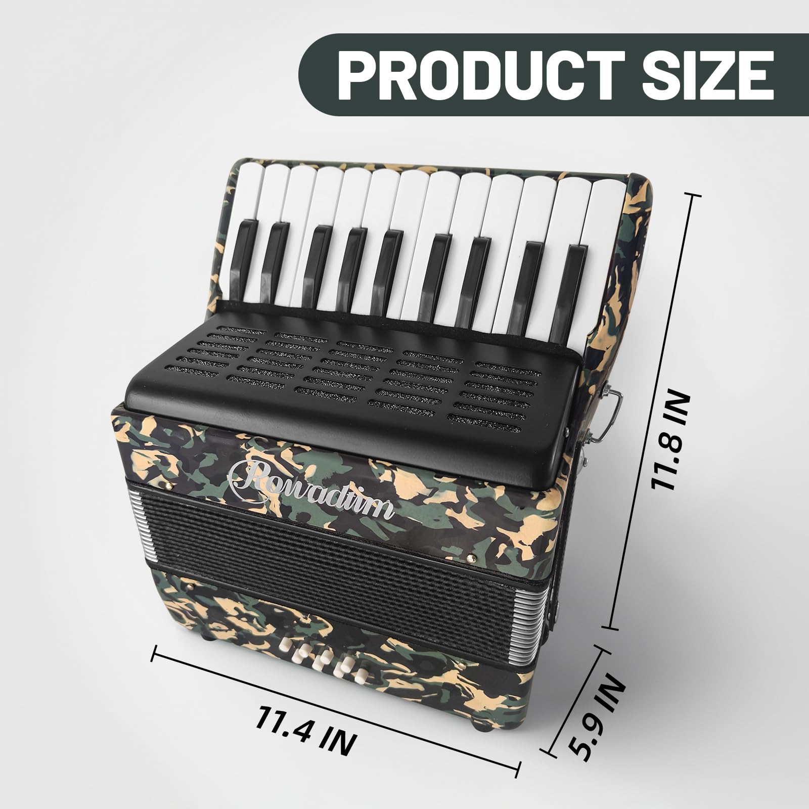 Acordeón - 22 Teclas 8 Bajos, Acordeón Profesional & - Imagen 6