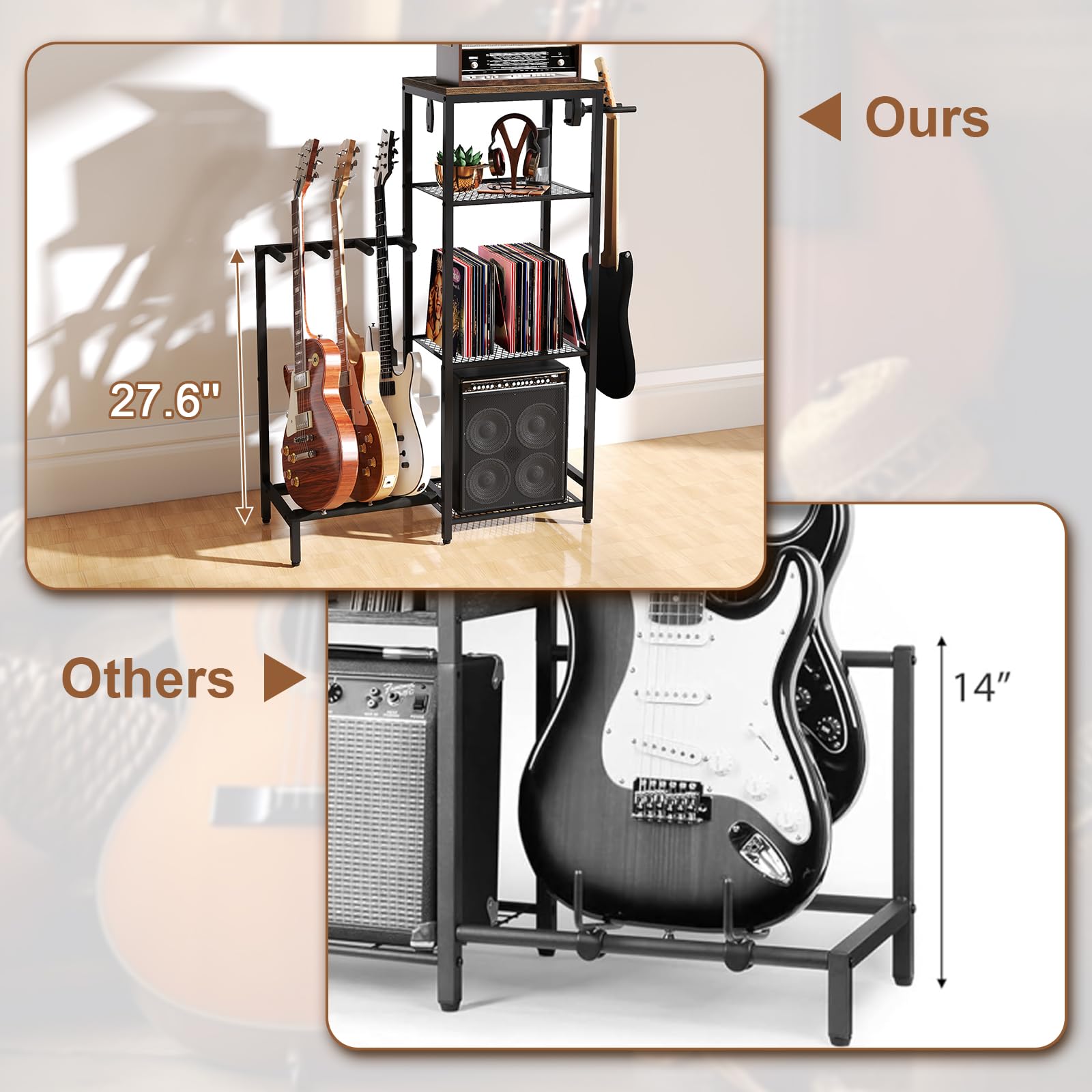 Soporte para Guitarra, Soporte Múltiple para Varias - Imagen 5