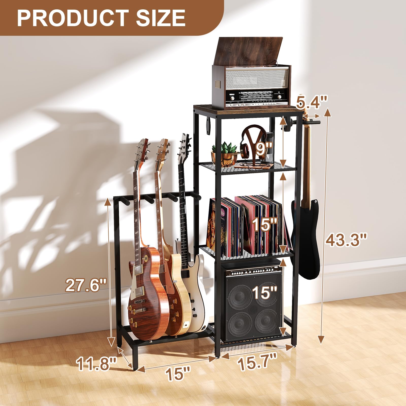 Soporte para Guitarra, Soporte Múltiple para Varias - Imagen 3