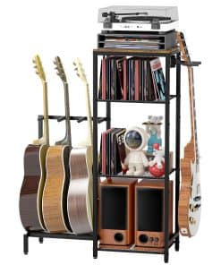 yeshine Soportes de Guitarra en el Piso con 4 Soportes para