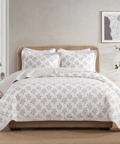 Edredón tamaño King CozyStitch, 100% algodón, juego de