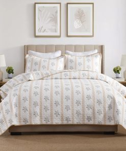 Edredón Queen CozyStitch, Edredón de Algodón 100%, Juego de