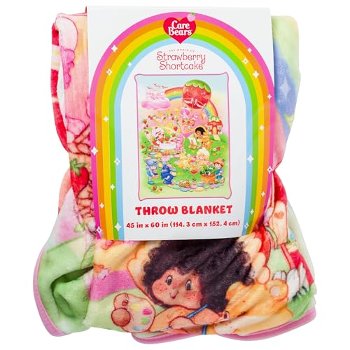 Manta de Franela Silver Buffalo Care Bears y Strawberry - Imagen 5