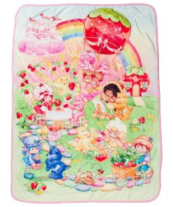Manta de Franela Silver Buffalo Care Bears y Strawberry