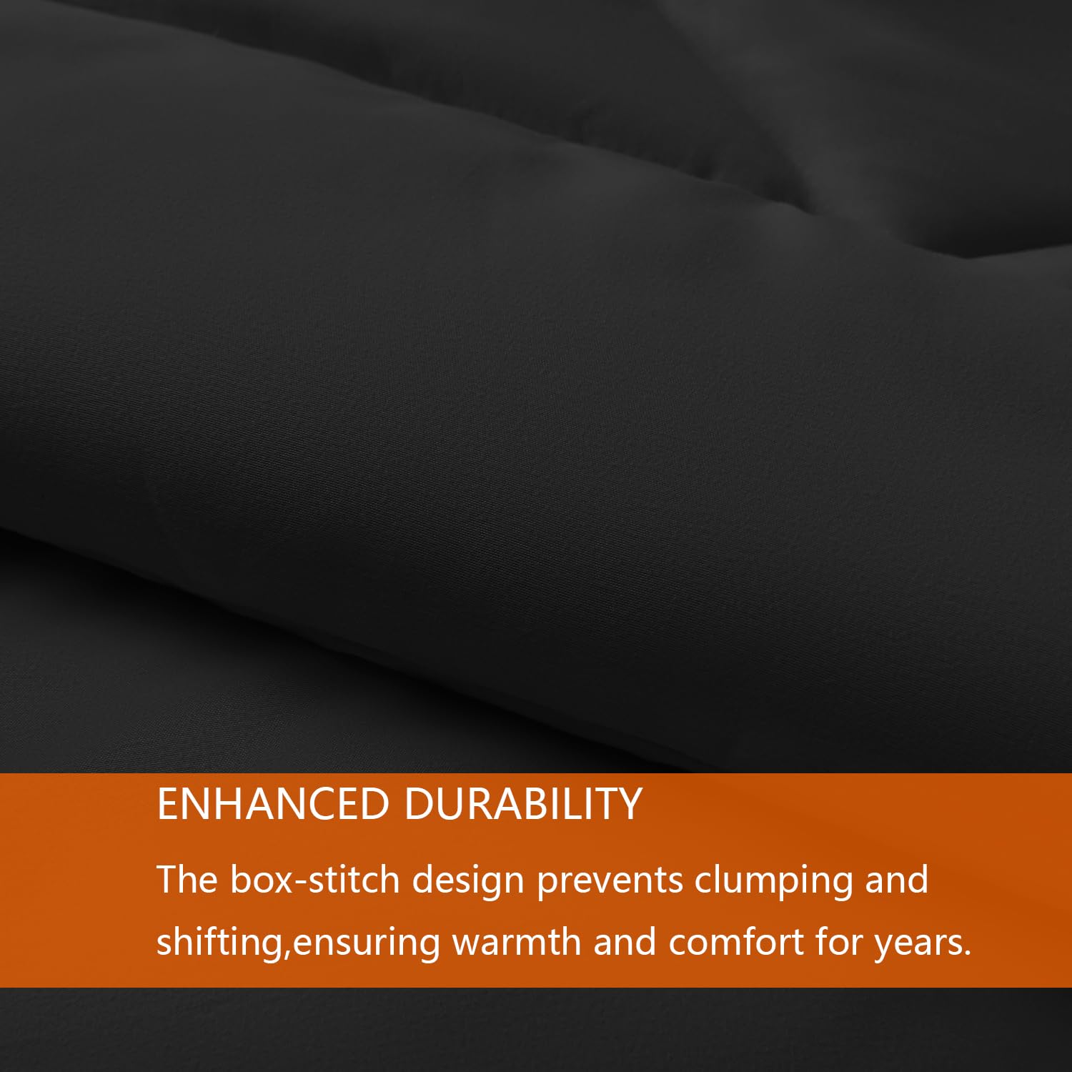 Juego de Edredón para Cama Queen YOOHU Negro, 3 Piezas - Imagen 7