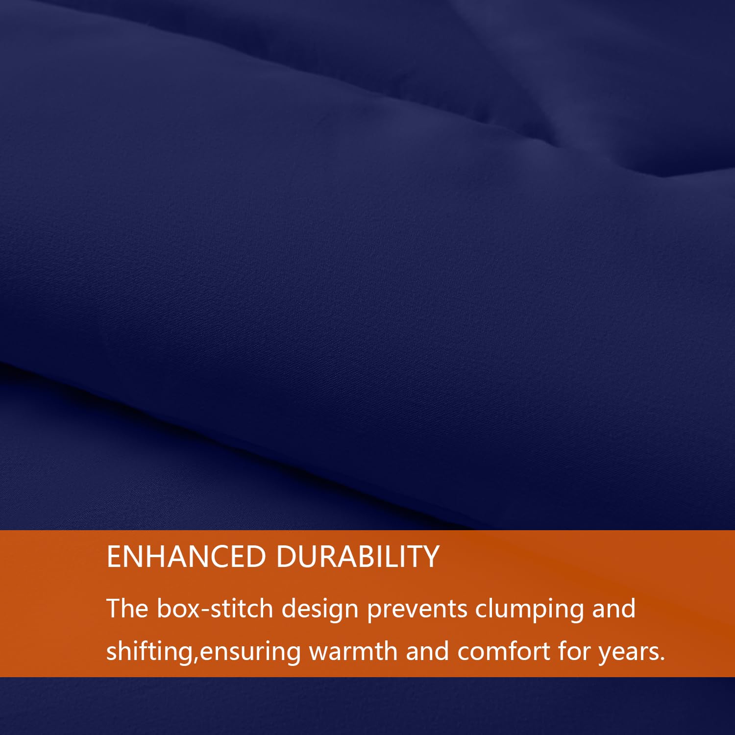 Set de Edredón YOOHU Queen Navy, 3 Piezas de ropa de cama - Imagen 6