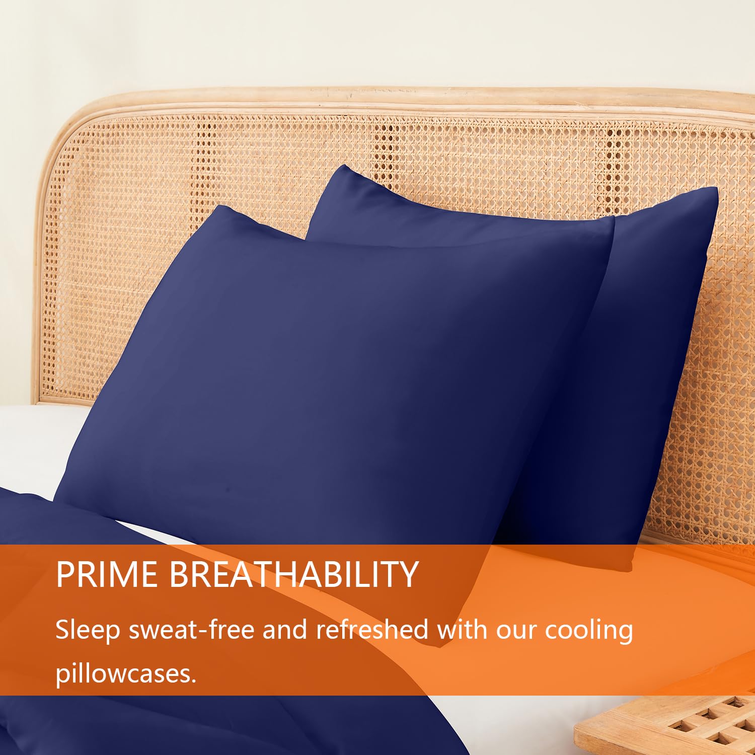 Set de Edredón YOOHU Queen Navy, 3 Piezas de ropa de cama - Imagen 9