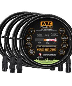 WBC-VALUELINE-2CS (22 AWG) - 4 Unidades - 2 Pies Cable de